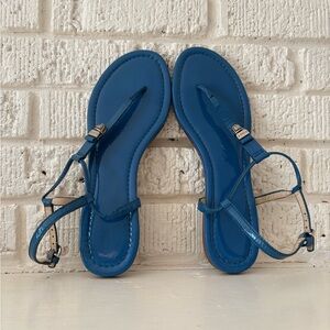 Blue Coach Sandals